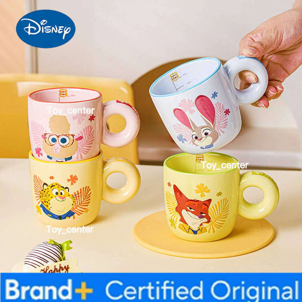 Disney Character Series Creative Mugs Friends Birthday Gifts Exquisite Ceramic Water Cups 275ml Breakfast Milk Cup H260205
