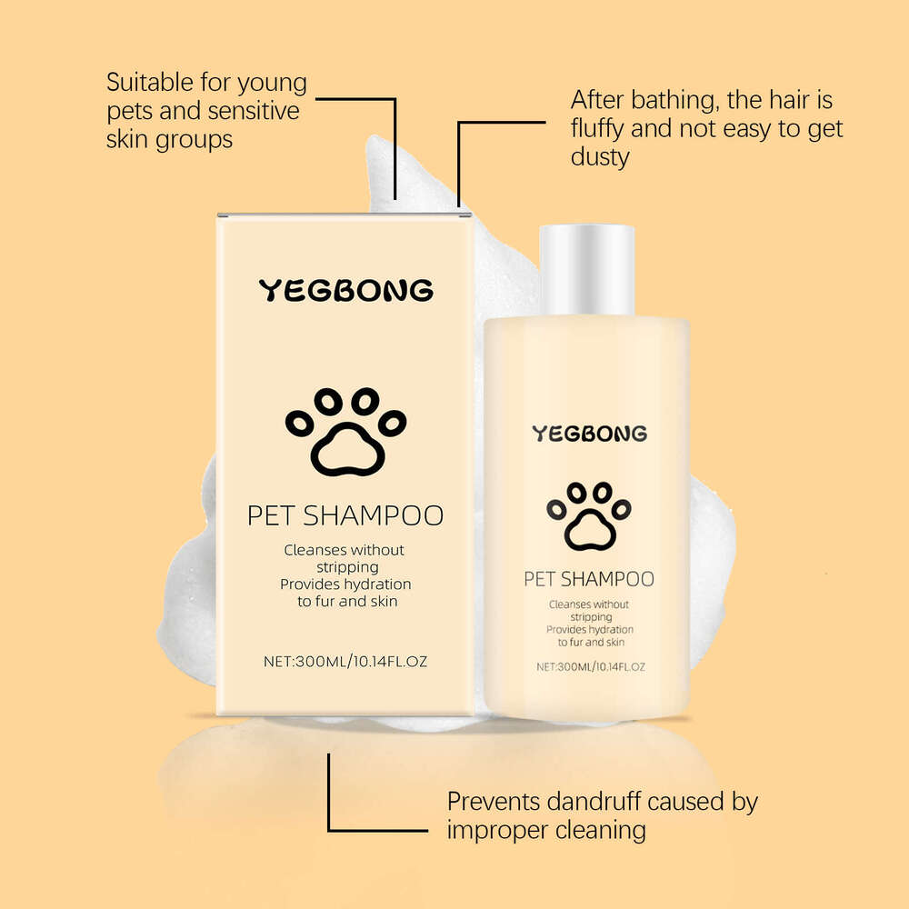 Yegbong 300g Gentle Cleansing Pet Cat Dog Hair Smooth and Tangle-Free Shampoo S260203