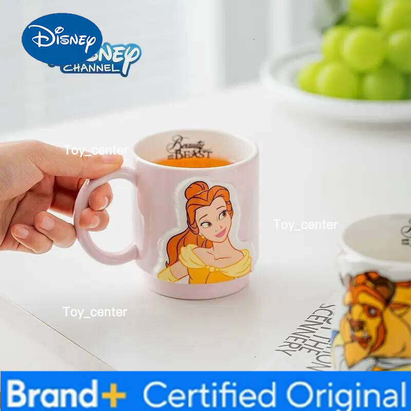 Disney Beauty and the Beast mugs a pair of home couples water coffee cup ceramic mug cute gift H260205