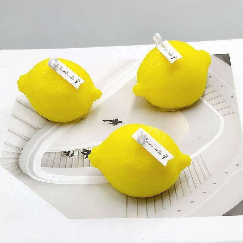 Lemon Scene Decoration Handmade Gift Aromatherapy Candle Design S260204