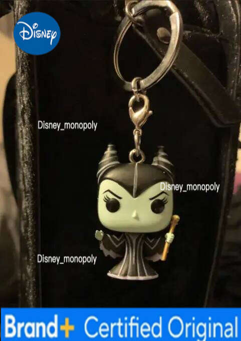 Disney Funko POP Movie & TV Character Maleficent Pocket Action Doll Kids Toy Keychain Strap Box Gift H260205