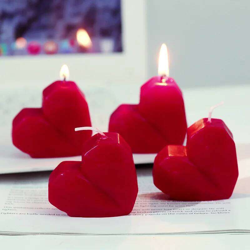 Valentine's Day, Wedding, Qixi Festival Gifts: Handmade Romantic Heart Scented Candles | Creative Souvenir S260204