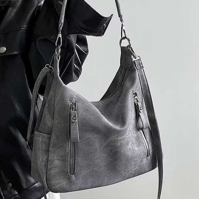 New Women's Body Cross Retro Commuter Tote Bag Large Capacity Portable Women Handbags Designer Bags Luxury Y260204