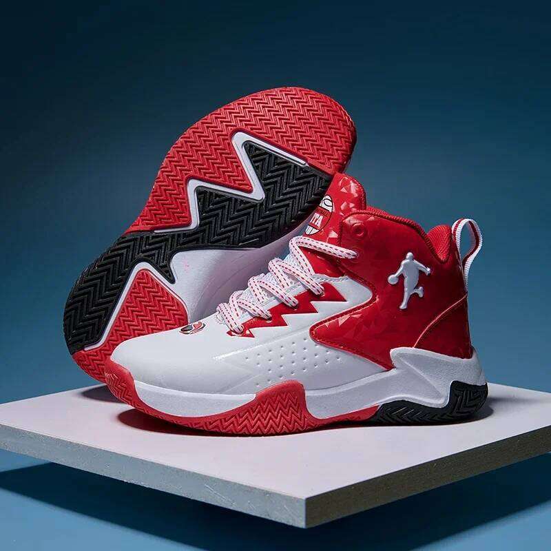 2026 New Children Basketball Shoes for Boys Girls Kids Teenagers Breathable Non-slip Lace Up Indoor Outdoor Training Sneakers Tenni 25H1219 - view 4