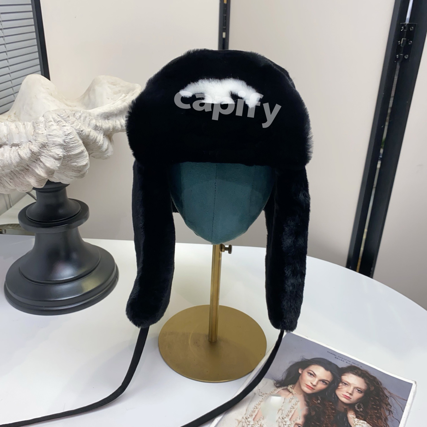 Winter Hat Designer Cap Men And Women Thick Ear Protection Hat Fashionable Versatile Outdoor Skiing