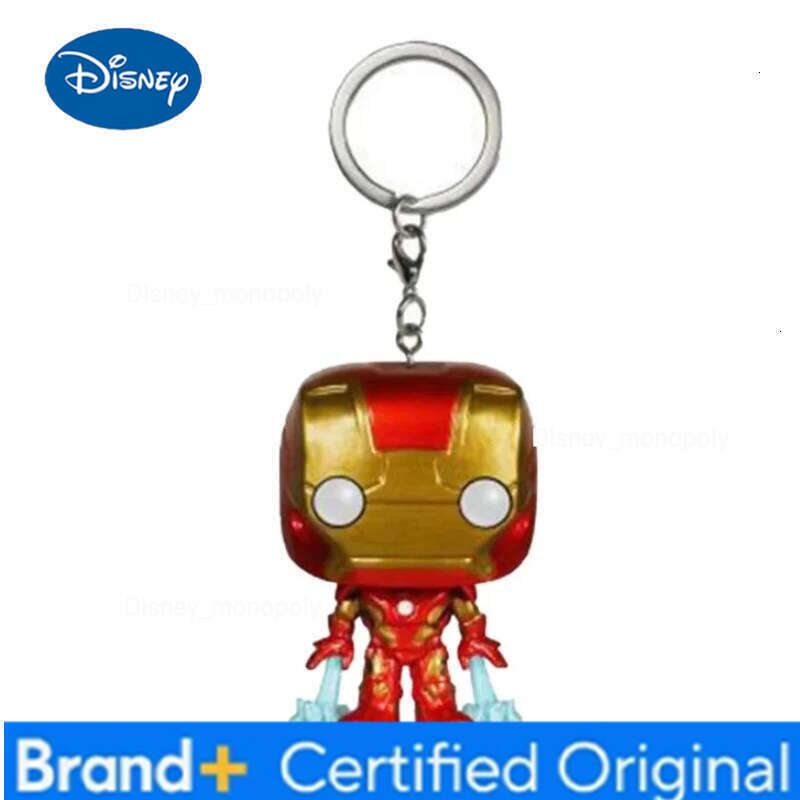 Disney hot Marvel Spider Man Creative Student Pendant Anime Peripheral Men's Car Keychain Fashion Women' Bag Accessories Gifts H260205