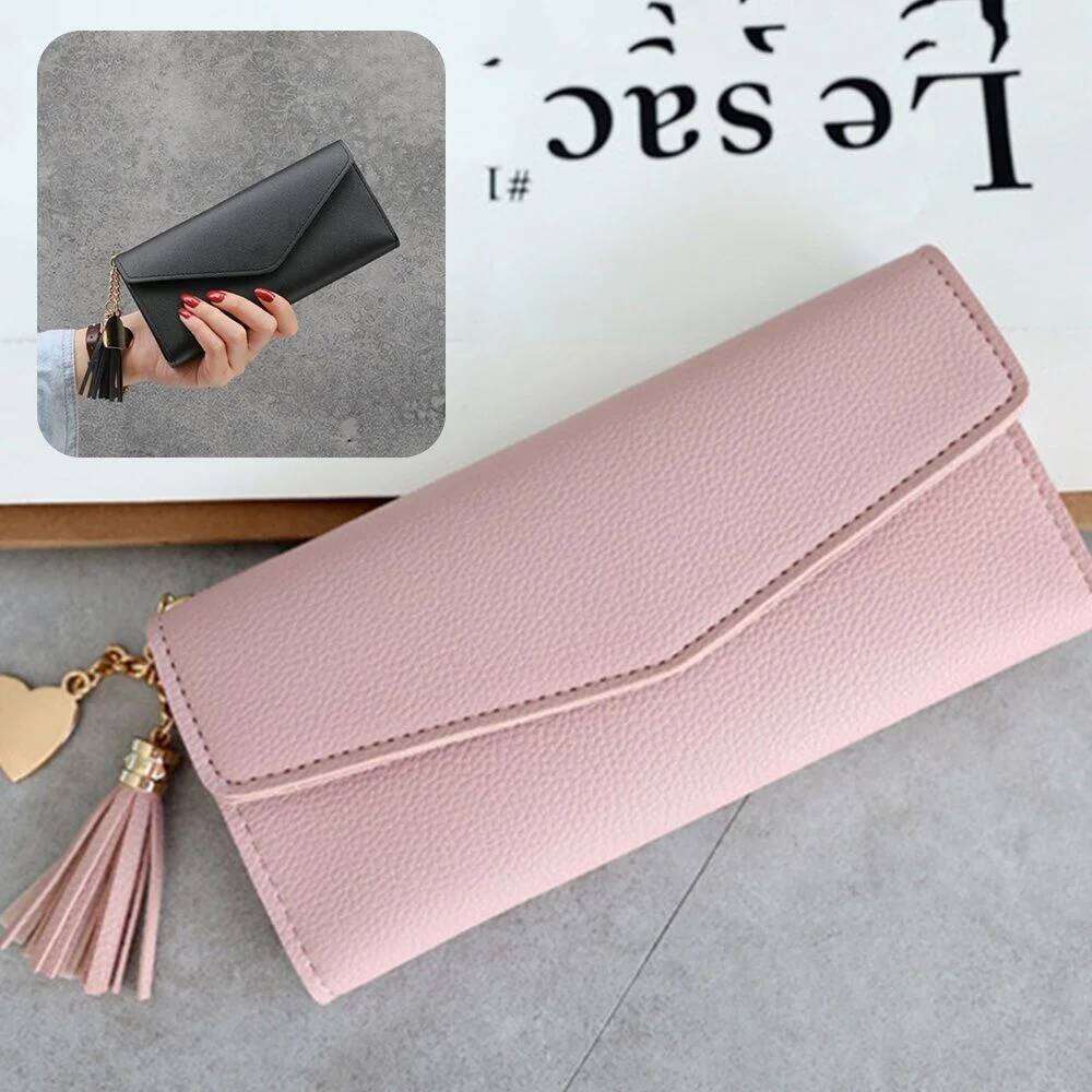 Women Wallets Long Purses Femal Clutch Handbags Coin Purse Cards Holder PU Leather Billfold Wallet Z260205