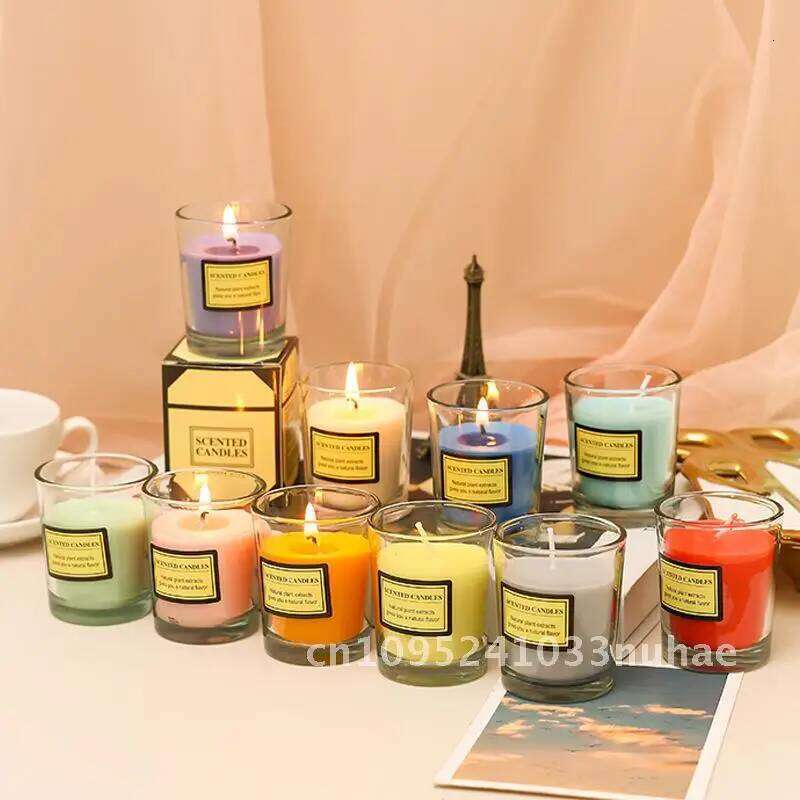Household Aromatherapy Hand Gift Lasting Essential Oil Aroma Candle Ornament H260205