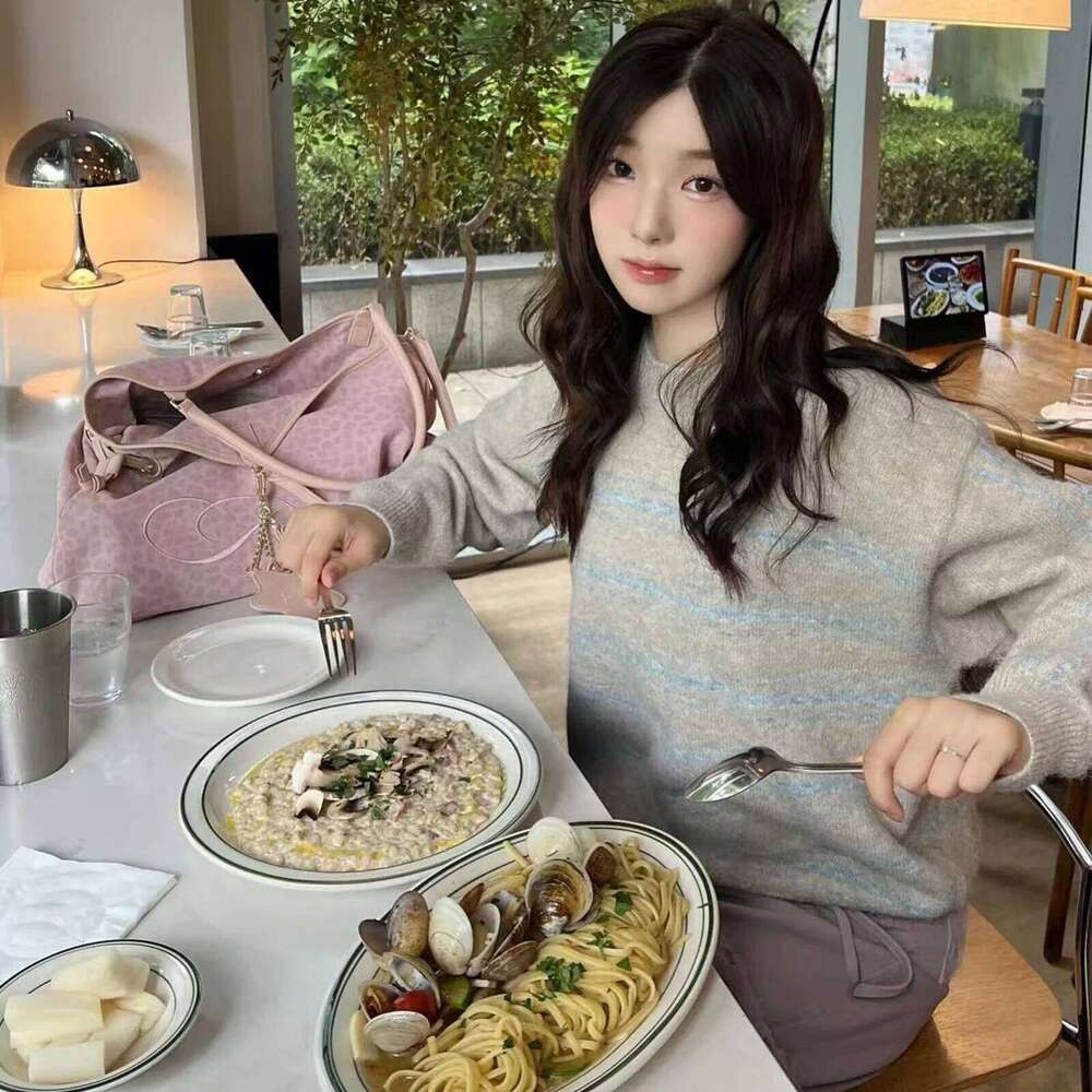 Women Leopard Print One Shoulder Armpit Large Capacity Tote Bag for School Work Daily Use Y260204