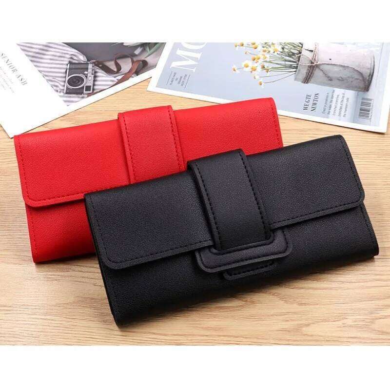 Womens Fashion PU Leather Large Capacity Long with Multiple Card Positions Stylish Wallet for Dating Work Shopping Z260205