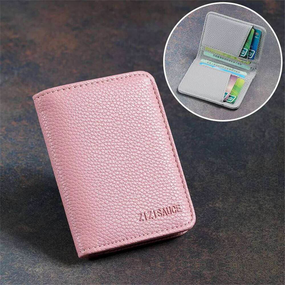 New Super Slim Soft PU Leather Mini Credit Purse Card Holders Men Wallet Thin Small Short Skin Wallets Z260205