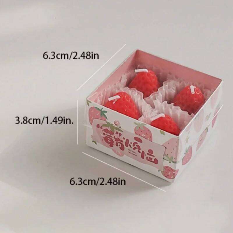 biscuit candles, cookie scented box creative candles ins set gift modeling wax, holiday decoration S260204 e26