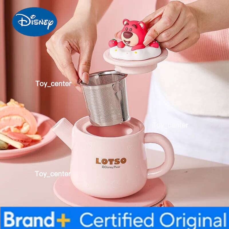 Disney Winnie The Pooh Lotso Set Cute Making Afternoon Tea Companion High Temperature Teapot Gift for Couples H260205