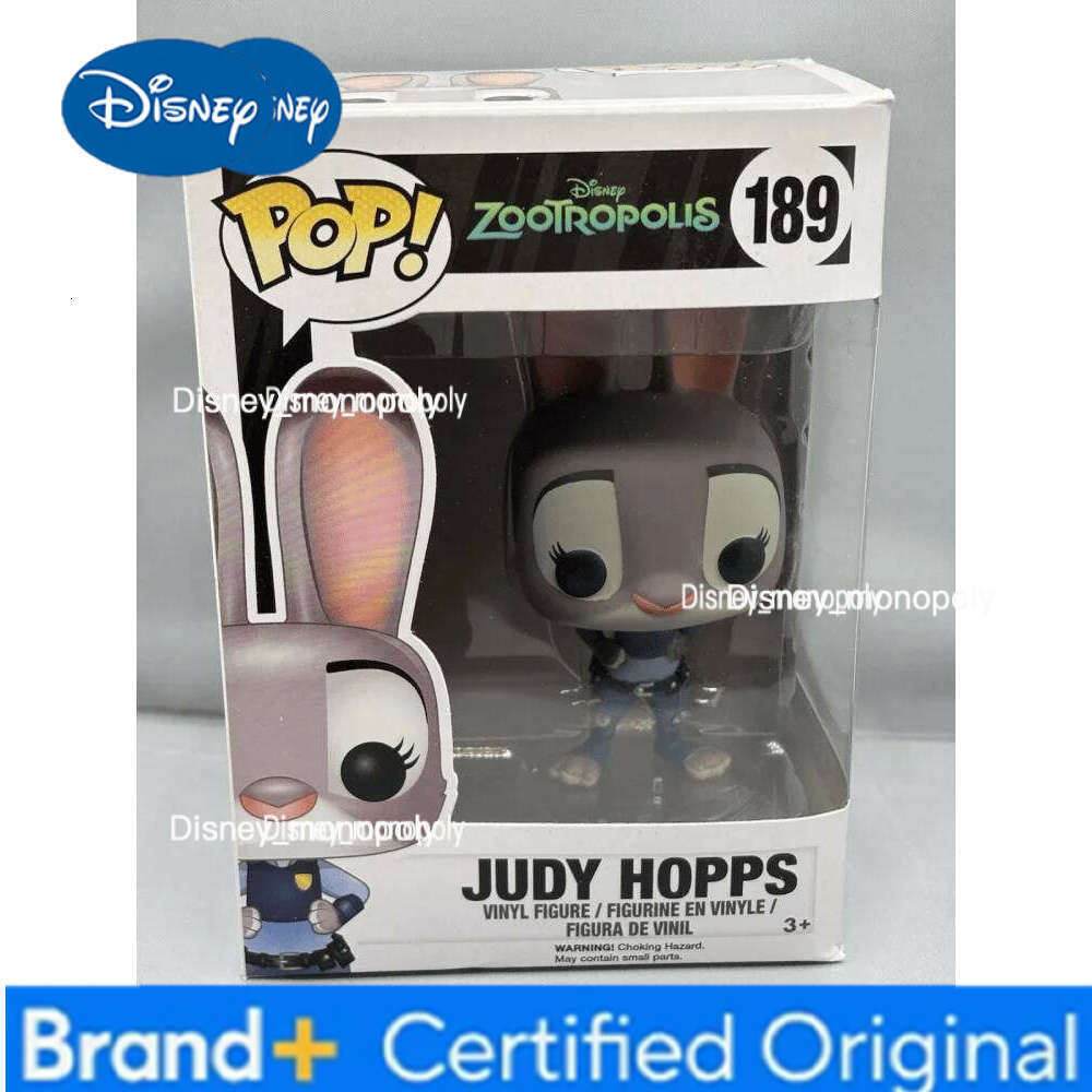 Disney Funko Pop! Nick Wilde Zootopia Judy Hopps Flash Action Figures Limited Edition Statue Doll Model Toys Vinyl Figure Children Gift H260205