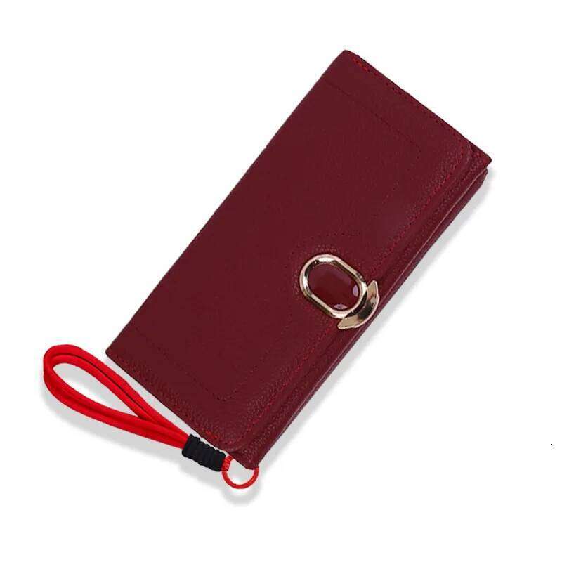 New Fashion Large Capacity Women Clutch Zipper Solid Color Coin Purse PU Leather Card Holders Female Tri-fold Long Wallet Z260205
