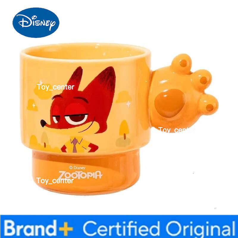 Disney 2025 New Zootopia Judith Nick Mug Box Cartoon Cute Couple Classmate Friend Birthday Gift Ceramic Home Coffee Cup H260205