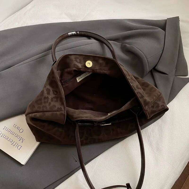 Leopard PU Leather Shoulder Bags for Women 2026 Luxury Designer Brand Trend Tote Bag Females Short Handle Handbags and Purses Y260204