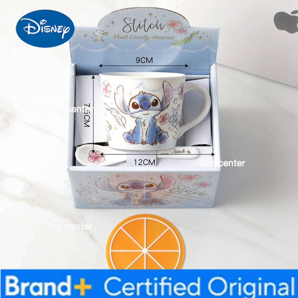 Disney Cute Hand Drawn Pattern Ceramic Mugs Simple Large Capacity Cup Cartoon Style Mug for Home Office Cups Daily Use H260205