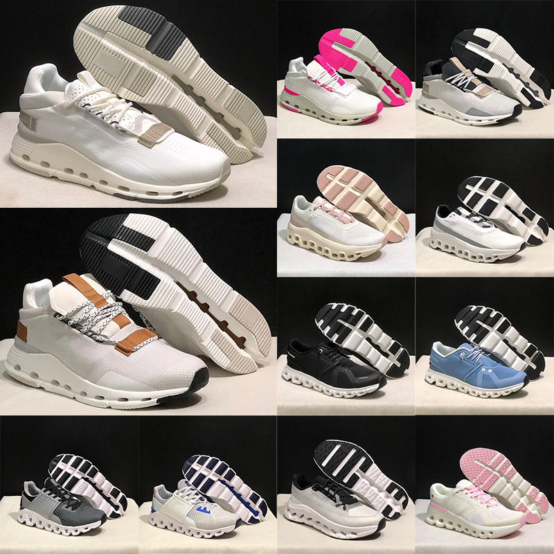 Free shipping with box running designer shoe men women sneakers triple black white brown pink navy blue mens womens outdoor sports trainers oncloudswomen shoes