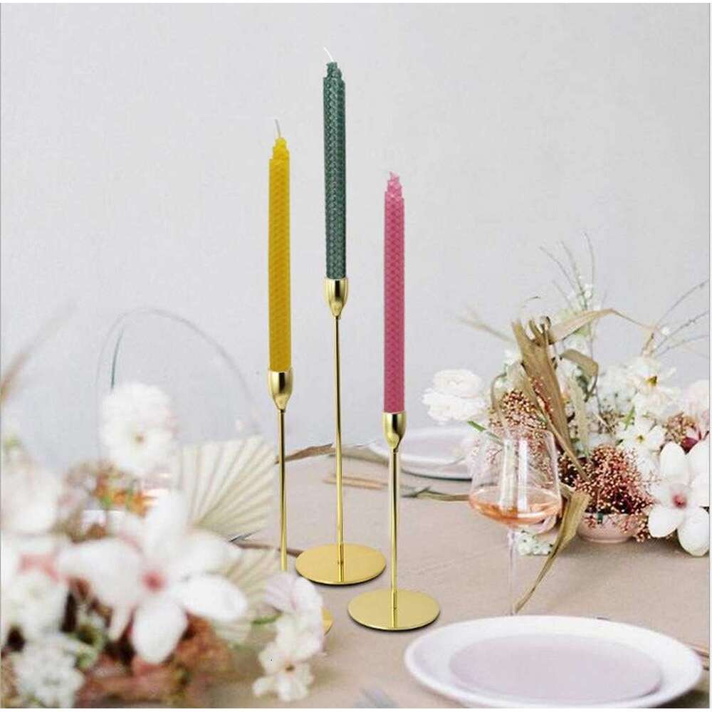 XIANGZHU Set of 14 Handmade Taper 9 Inch Smokeless Dripless Wax Candles, Beeswax Home Gift Ideas, Long Candle Sticks for Wedding,Dinner S260204