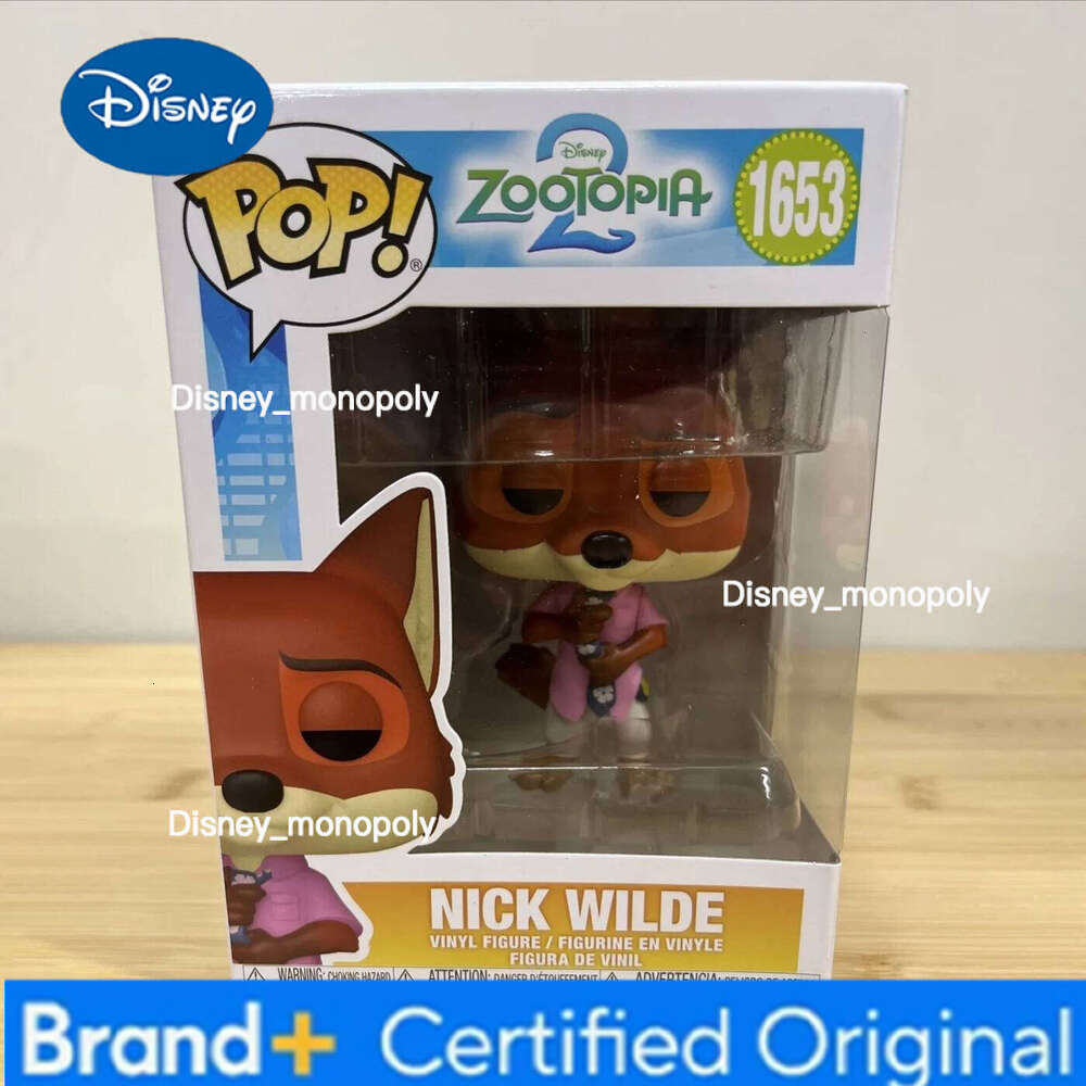Disney Zootopia 2 Nick Wilde Judy Hopps Figure - Funko Pop Official Genuine Limited Edition Collect Figurine Fans Toy Gift H260205