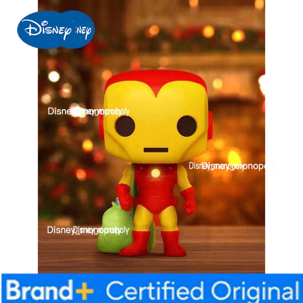 Disney Funko Pop Marvel Holiday Christmas Iron Man Spider-Man Deadpool Thanos Scarlet Witch Doll H260205