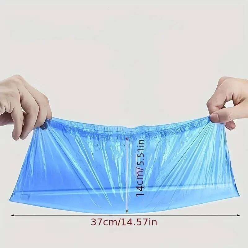 disposable waterproof plastic non-slip foot indoor PE padded shoe cover 100PCS S260204