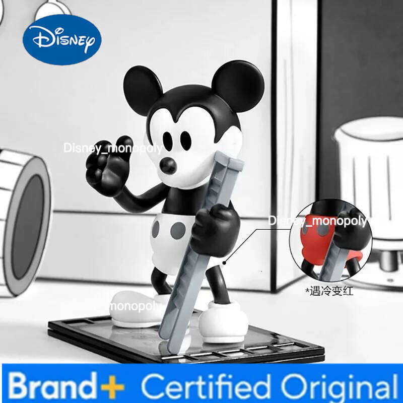 Disney POP MART Steamboat Willie Series Blind Toys Kawaii Anime Action Figure Caixa Caja Surprise Mystery Box Dolls Girls H260205