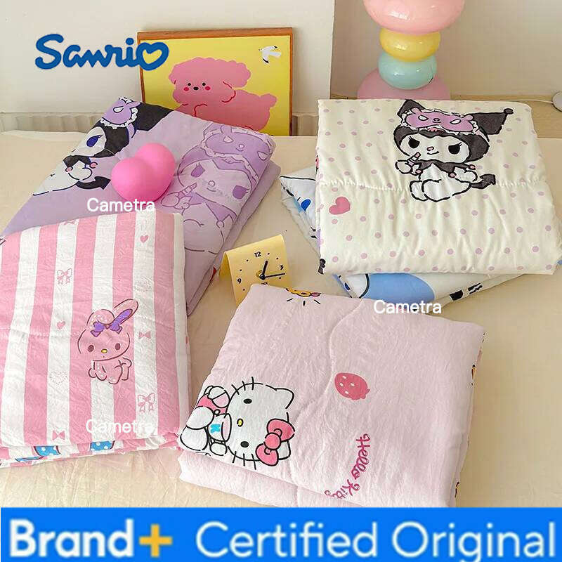 Sanrio Cartoon children's double-layer gauze summer with Yuguigou air conditioner Kulomi machine washable thin blanket H26020511
