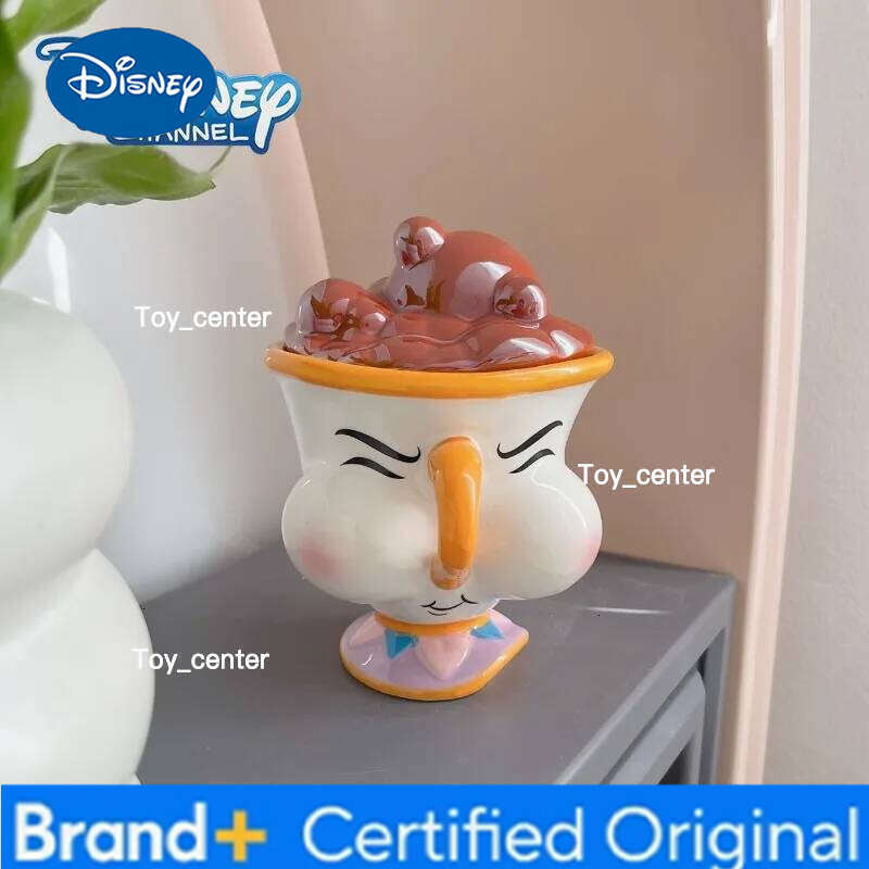 Disney Beauty and The Beast Ceramic Mug with Lid Whimsical Coffee Cup Milk Tea Office Home Use Gift for Women Girls H260205