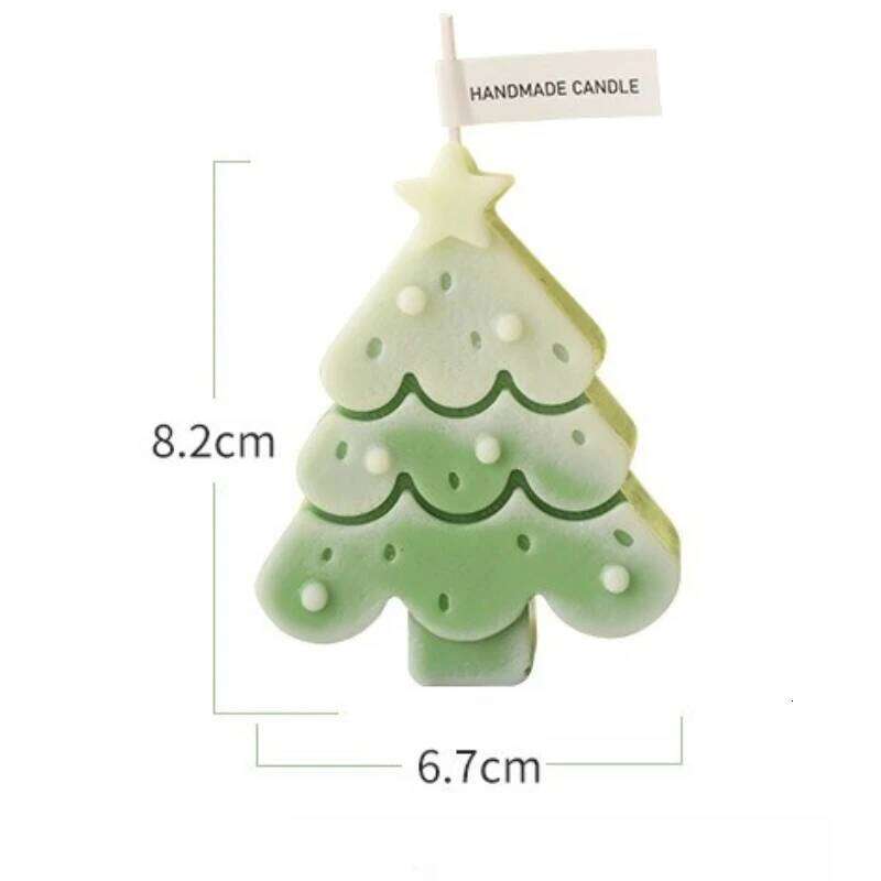 Scented Gift Box Fragrance Decoration Atmosphere Creative Souvenir Christmas Tree Candles S260204
