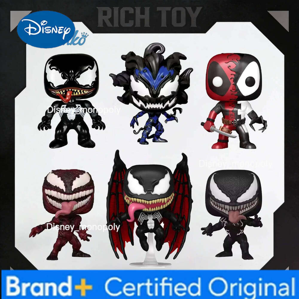Disney Funko POP Venom Series Carnage Action Figures Model Toy for Collection H2602051