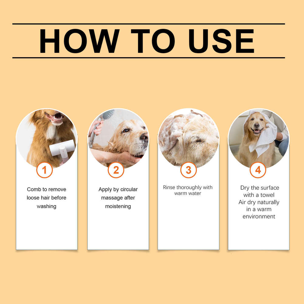 Yegbong 300g Gentle Cleansing Pet Cat Dog Hair Smooth and Tangle-Free Shampoo S260203