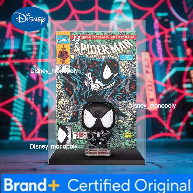 Disney Funko Pop Comic Covers Torment Spider-Man Sub-City #1 Symbiote Suit Exclusive Toys for Boys Gift Collectible H260205