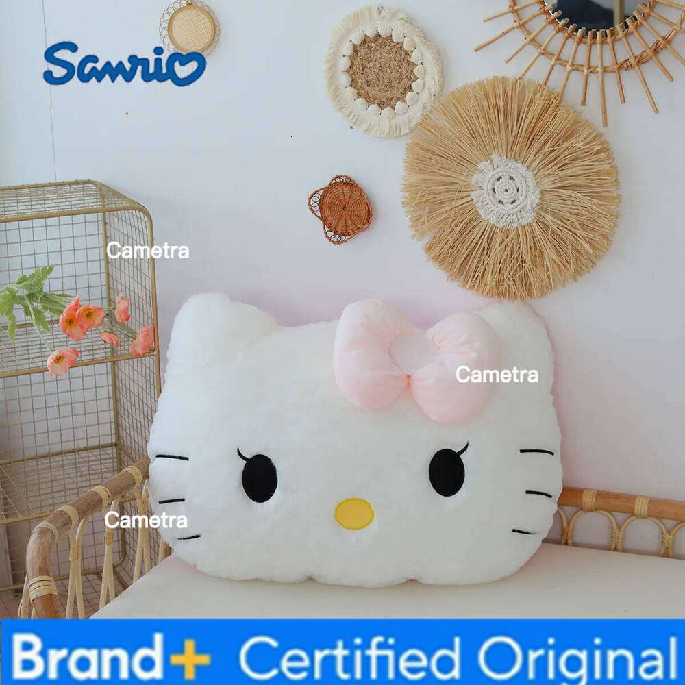 Sanrio Big Size Back Cushion Melody Hello Kitty Sofa Bed Bay Window Home Decor Pillow Hug Plushies Xmas Gift H260205