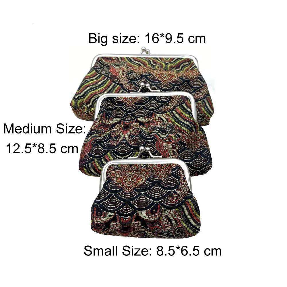 Long Coin Purse Wallet Women Vintage Embroidery Card Holders Hasp Creative Clutch Bag Wedding Gift Ladies Silk Money Pouch Z260205