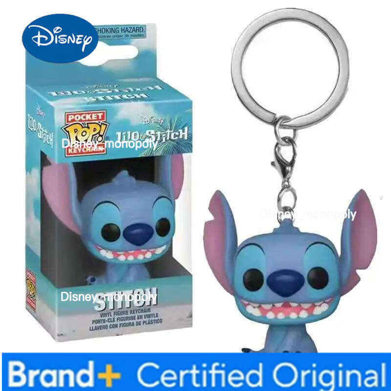 Disney toy Stitch baby set keychain pendant anime peripheral figurine collection Halloween Christmas gift H260205