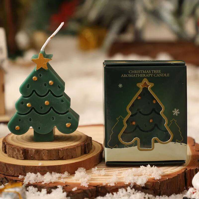 Scented Gift Box Fragrance Decoration Atmosphere Creative Souvenir Christmas Tree Candles S260204