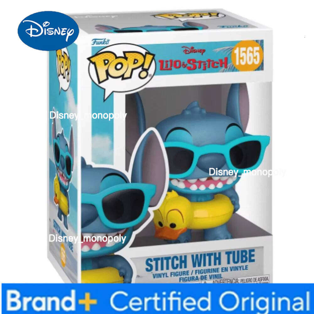 Disney In Stock Funko POP Lilo & Stitch Angel Action Figures Toy Collection Gift for Birthday H260205