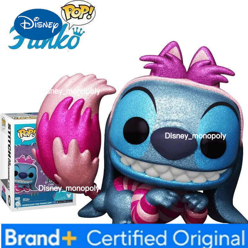 Disney Funko Pop Original Lilo Stitch STITCH UHWRAPPING GIFT Anime Figure Statue/action Model Toys Gifts for Festival H260205