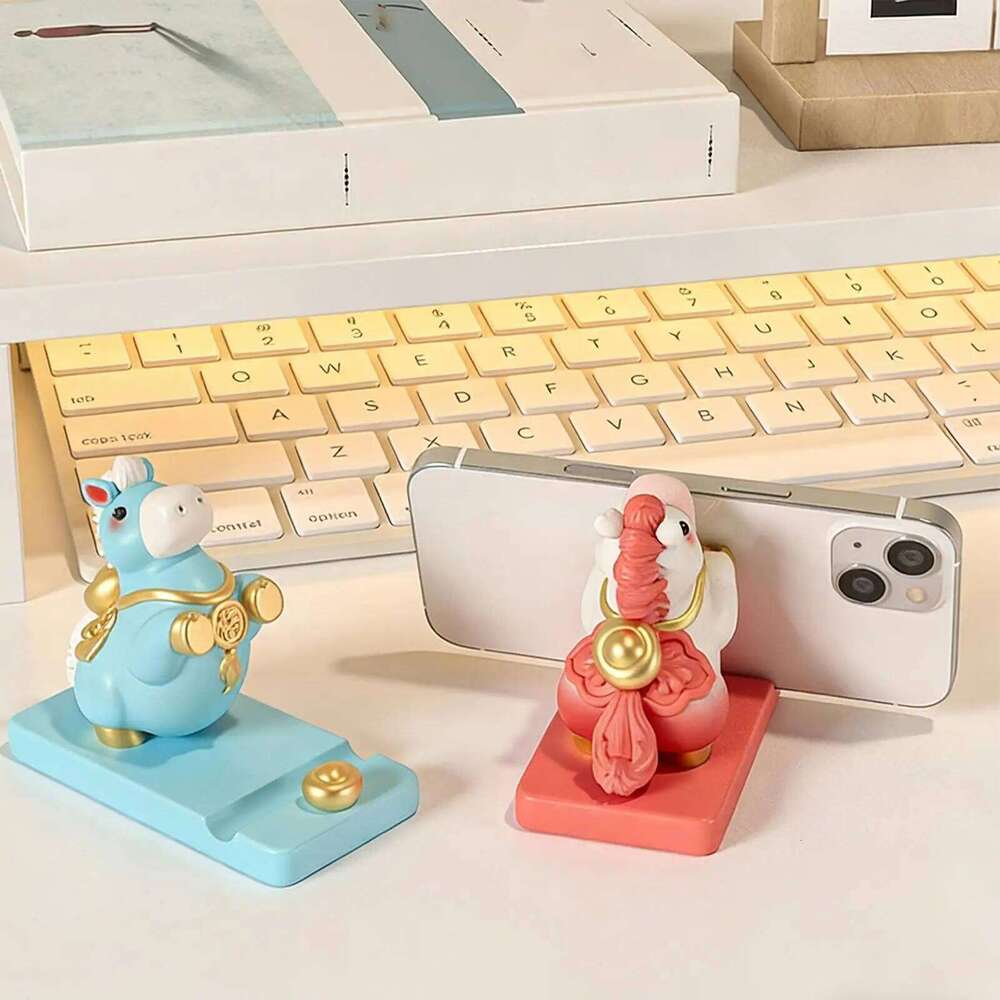 Year Of The Horse Figurines Lucky Charms Office Desk Decorations Annual Meeting Giveaways Phone Stands