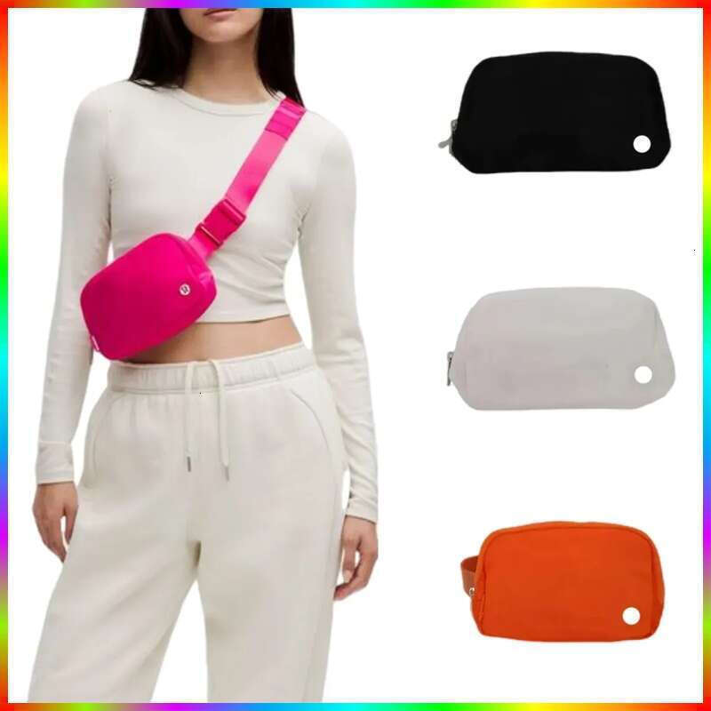 New Designer Yoga bumbag sport womens Crossbody Shoulder fanny pack portable Waist bags chest Capacity fannypack luluity lemonal belt bag everywhere