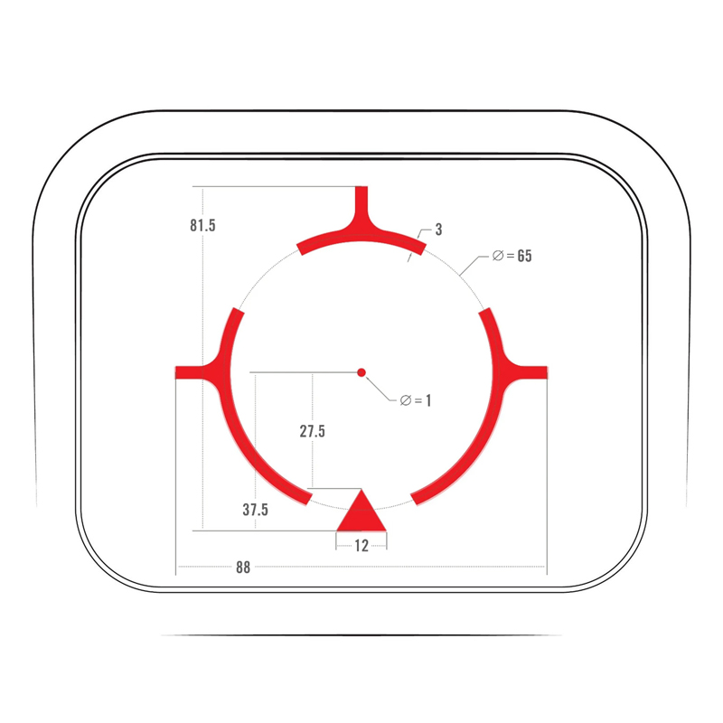 NEW UH1 GEN2 Optical Holographic Sight Red Dot Reflex sight with USB Charge USA STOCK
