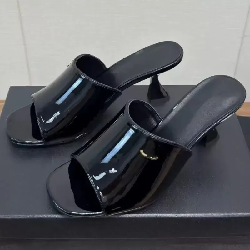 Designer heels 2026SS new high-quality Fish mouth heel paris women's CC high heels Women Peep Toes slippers Women luxury brand sandals
