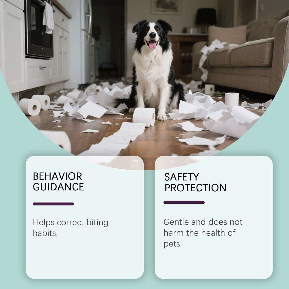 EelJoy Cat Dog Anti-Chew Spray Gentle Formula Corrects and Prevents Nibbling Guides Pets to Develop Proper Behavior Habits S260203