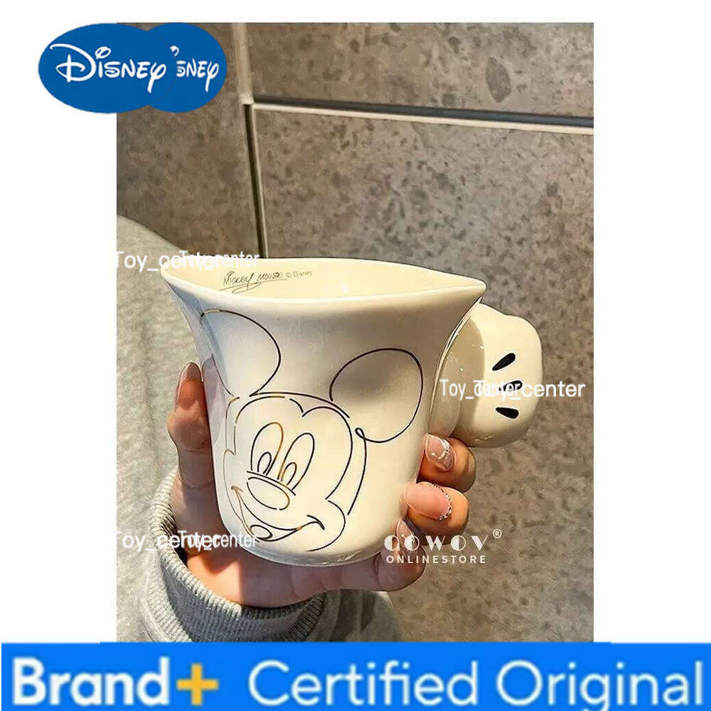 Disney Mickey cartoon cute ceramic mug creative personalized premium couple coffee water cup festival gift wholesale H260205