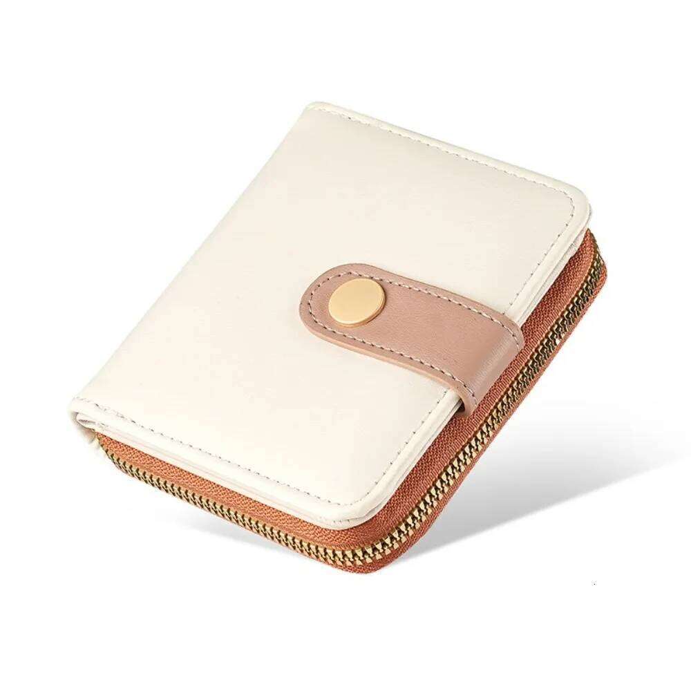 Portable PU Leather Women's Wallet Multiple Card Slots Zipper Coin Purse Multi-Functional Money Bag Men Z260205