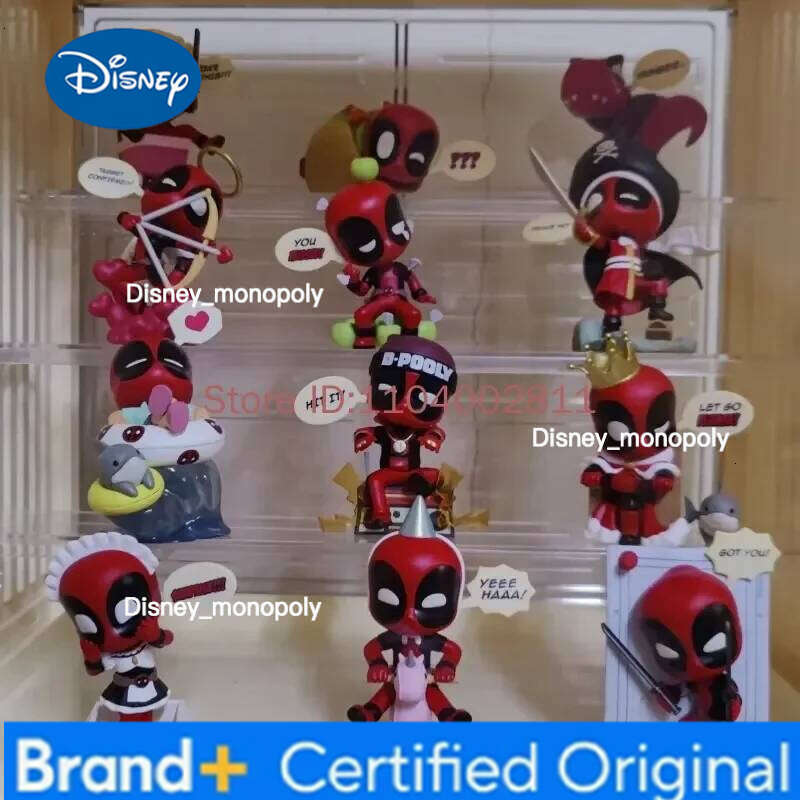 Disney Popmart Marvel Deadpool Series Blind Box - Surprise Fashion Desktop Decoration Collection Mysterious Toy Gift H260205