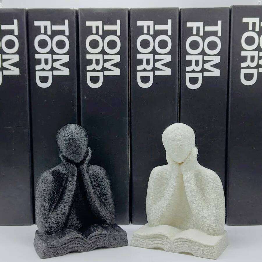 An Abstract Ornament, 3D-printed Thinking Figure Statue, Desktop Decoration for Readers, and A Graduation Season Gift S260204