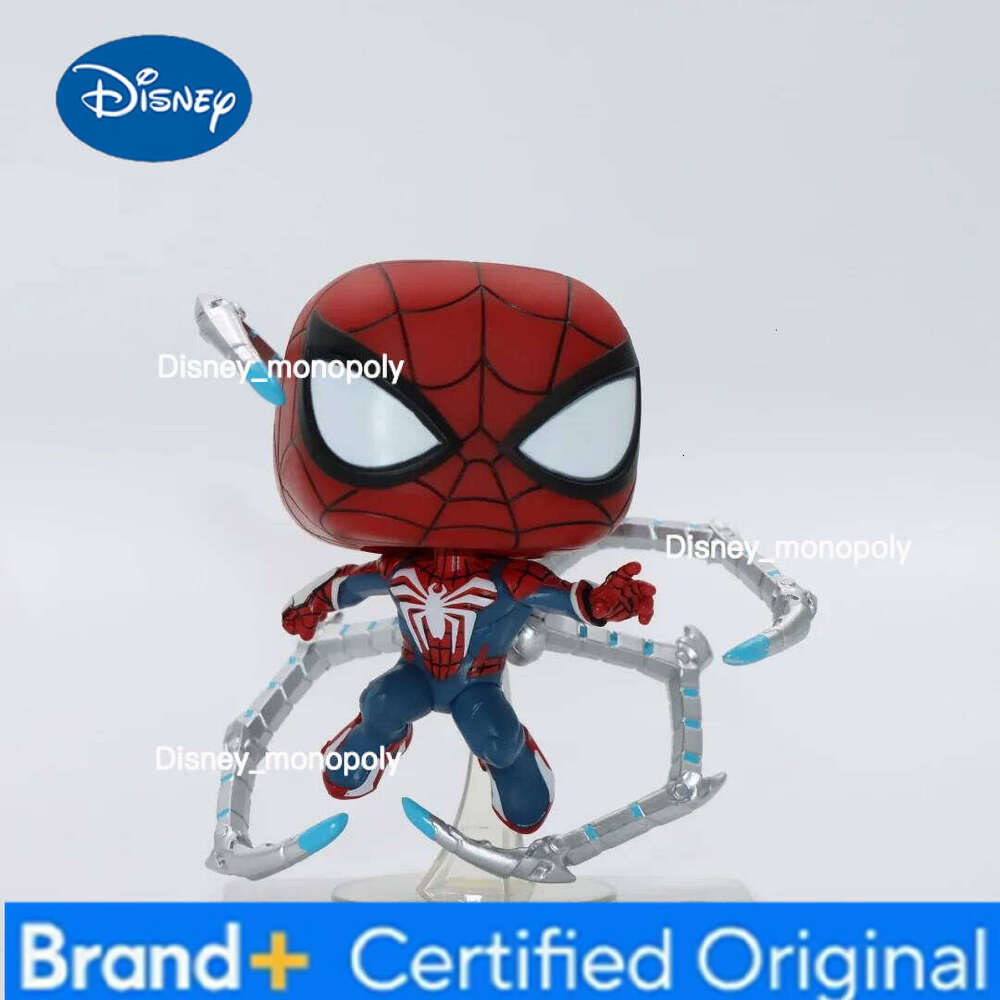 Disney Game Spider-Man 2 Peter Parker Advanced Suit 2.0 Figure Funko Pop! #971 Official Authentic Limited Edition Figures Fans Toy Gift H260205